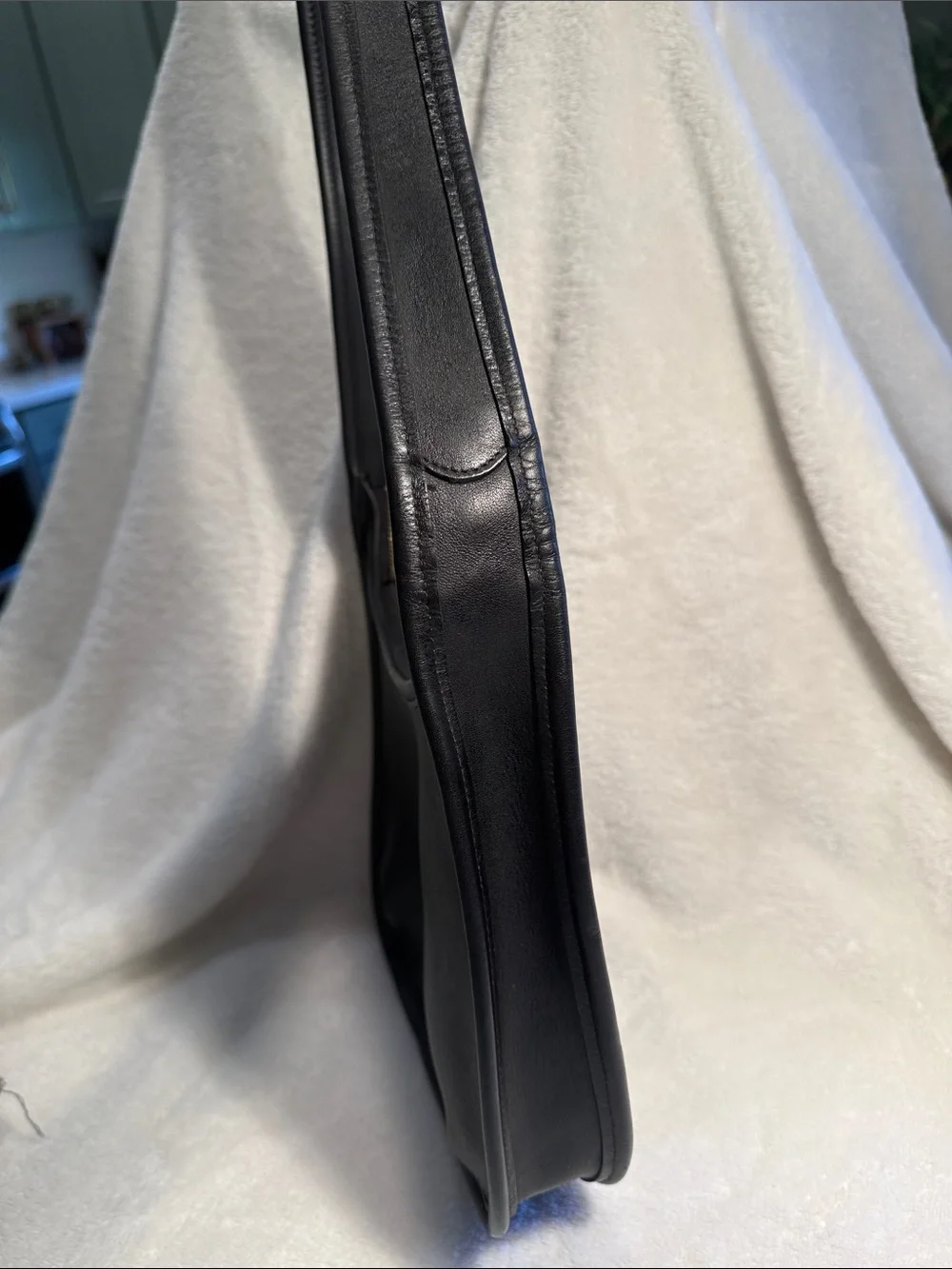 Vintage Coach Ergo 9020 Black Leather Shoulder Bag - Picture 5 of 13